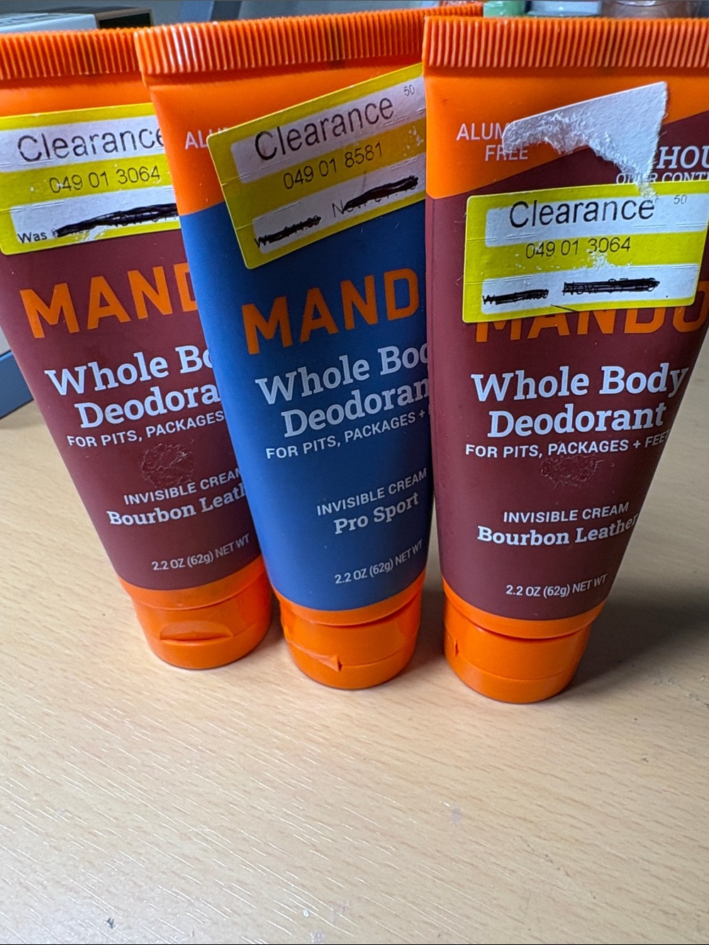 Whole Body Deodorant Cream — Blue & Orange